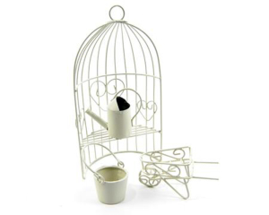 Набор минидекора Bloomit's беседка, ведро, лейка, тележка