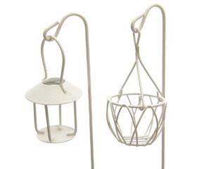 Крюк с фонарем и кашпо Bloomit's dia 4x16 см