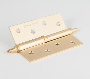 Петля разъемная левая Palladium N 610-S-4, матовое золото 100 х 75 х 2.5 мм