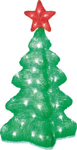 Фигура световая "Елочка" уличная 64 LED холодный белый