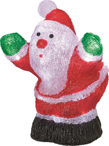 Фигура световая "Санта" уличная теплый белый 32 LED