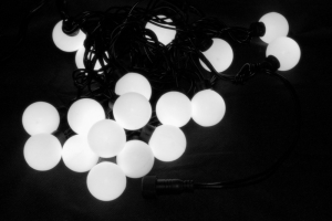 Внутренняя светодиодная гирлянда SH Lights "Шарики" 50xLED белая 7,5 м