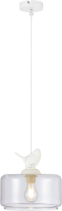 Светильник подвесной с птицей 25x25 см