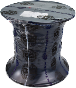 Провод 2x1,5 черный матовый 1 м