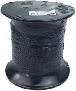 Провод 3x1,5 матовый черный 1 м