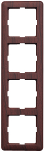 Рамка Schneider Electric W59 4-постовая мореный дуб