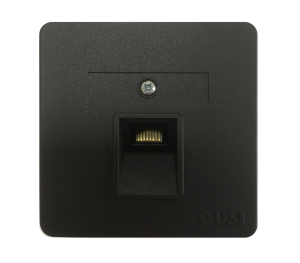 Компьютерная розетка Gusi СAT5 С1 Extra черная