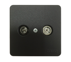 Антенная розетка Gusi С1 Extra черная