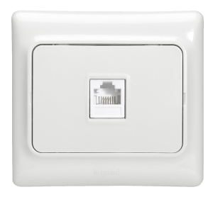 Розетка Legrand Kaptika телефонная белая