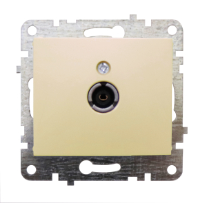 Розетка СП LUMINA TV F оконечная крем