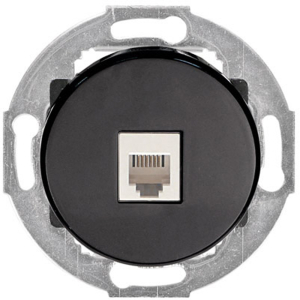 Розетка LK STUDIO Vintage телефонная черная