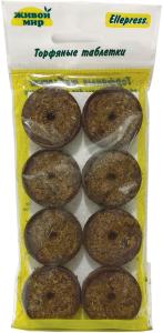 Таблетки торфяные GARDEN SHOW d42 мм 8 шт