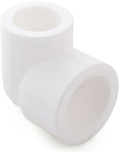 Угольник переходной PPR внутреннее/внутреннее присоединение 20х25х90, белый, RTP