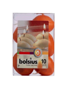 Свеча плавающая Bolsius оранжевая
