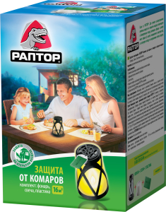Комплект для защиты от комаров на открытом воздухе РАПТОР