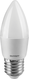 Светодиодная лампа Онлайт свеча 1хЕ27х8 Вт теплый свет