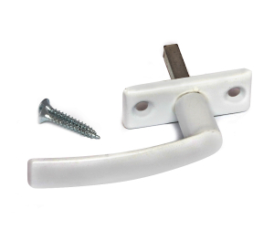 Завертка оконная Трибатрон белая