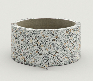 Пластик кромочный с клеем для столешниц 38 мм гранитная крошка