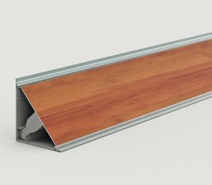 Плинтус с цветной кромкой Вишня зимняя 3,2х3000 см