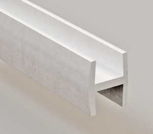 Планка соединительная алюминиевая для мебельных щитов 6 мм