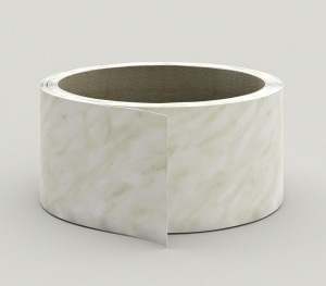 Пластик кромочный с клеем для столешниц Каррара серый мрамор 50 мм