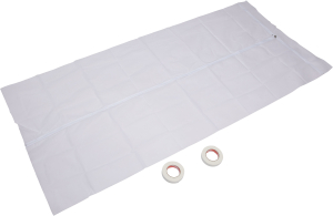 Дверь защитная на молнии Силуэт I 1000 мм