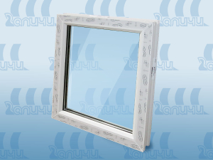 Окно Galichi ПВХ глухое 24 мм 600 х 600 мм