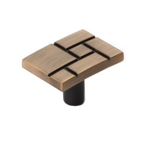 Ручка-кнопка BOYARD 27 х 36 х 24 мм старинная бронза