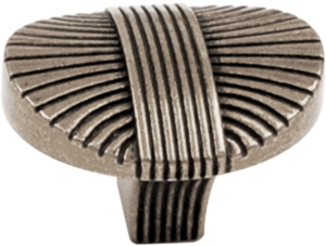 Ручка-кнопка JET античное серебро 85x70x25 мм