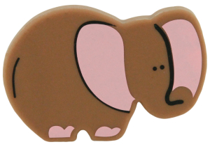 Ручка-кнопка Boyard коричневая 38х20х25 мм