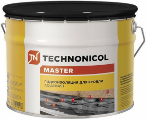 Мастика битумная-резиновая AquaMast 10 кг