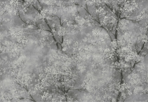 Виниловые обои SAKURA 375421 черные 1,06х10,05 м