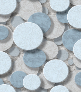 Бумажные обои Гомельобои Стокман 9С6К-81 голубые 0,53х10,05 м