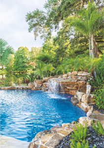 Бумажные обои Bellissimo Чарующий водопад многоцветные 1,4х2 м