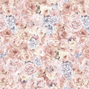 Виниловые обои AnturAGe Fiore 168462-15 1,06x10,05 м розово-персиковые