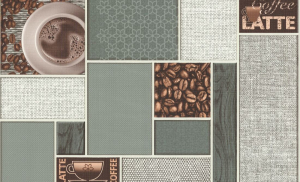 Виниловые обои АСПЕКТ Арабика 80009-78 зеленые 0,53x10,05 м