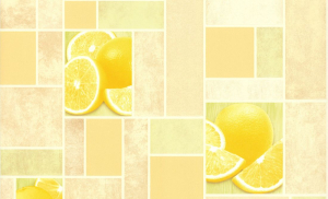 Виниловые обои АСПЕКТ Цитрус 10103-37 желтые 0,53x10,05 м