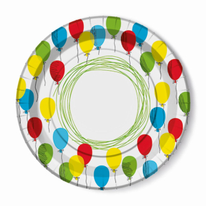 Бумажные тарелки Paw шарики 10 шт