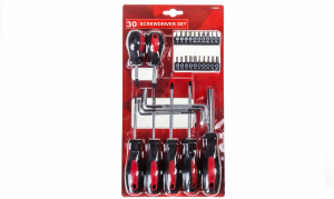 Набор отвёрток и бит 30 шт