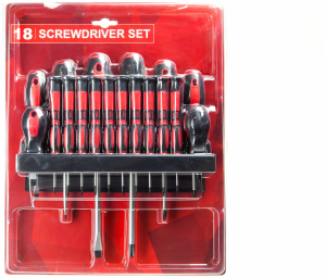 Набор отверток 18 шт с диэлектрическими рукоятками