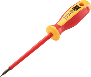 Отвертка LUX-TOOLS Professional плоская SL3,5х100 мм с диэлектрической рукояткой