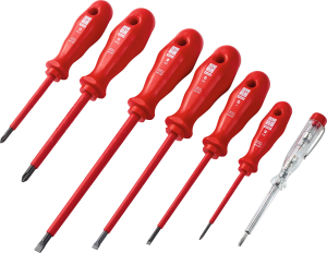Набор отверток LUX-TOOLS Comfort SL2,5, SL4, SL5,5, SL6,5, PH1, PH2 7 шт