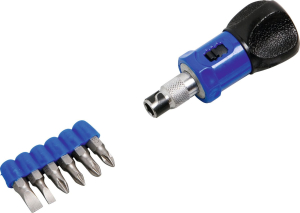 Отвертка универсальная LUX-TOOLS с насадками 7 предметов