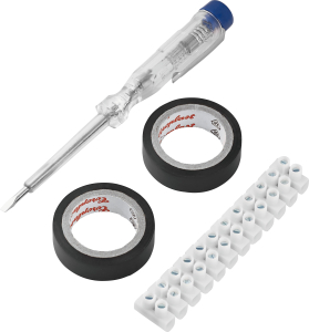 Отвертка плоская LUX-TOOLS CLASSIC с индикатором напряжения в комплекте