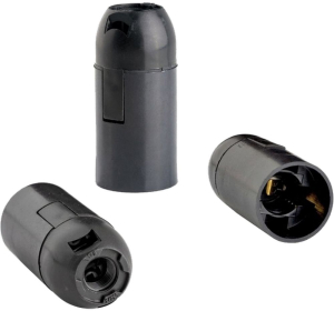 Патрон подвесной REV 24523 0 E14 поливинилхлорид черный