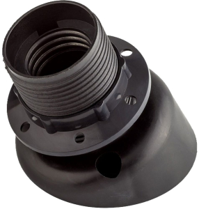 Патрон накладной REV 24538 4 E27 поливинилхлорид черный