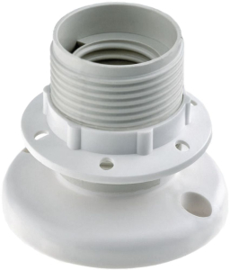 Патрон накладной REV 24541 4 E27 пластик белый