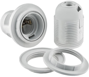 Патрон подвесной REV 24532 2 E27 пластик белый