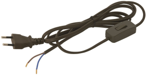 Переходник-удлинитель OBI 540208 ПВХ коричневый с выключателем