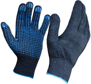 Перчатки рабочие СВС чёрные, 10 пар